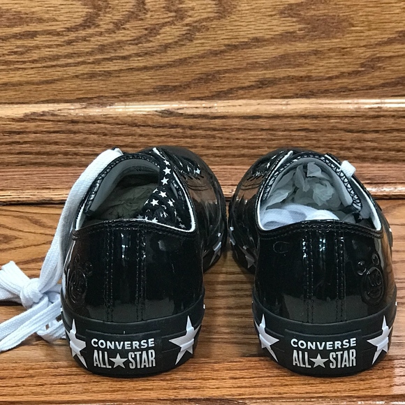 Converse Miley Cyrus Ox Black White Shoes - Picture 5 of 7